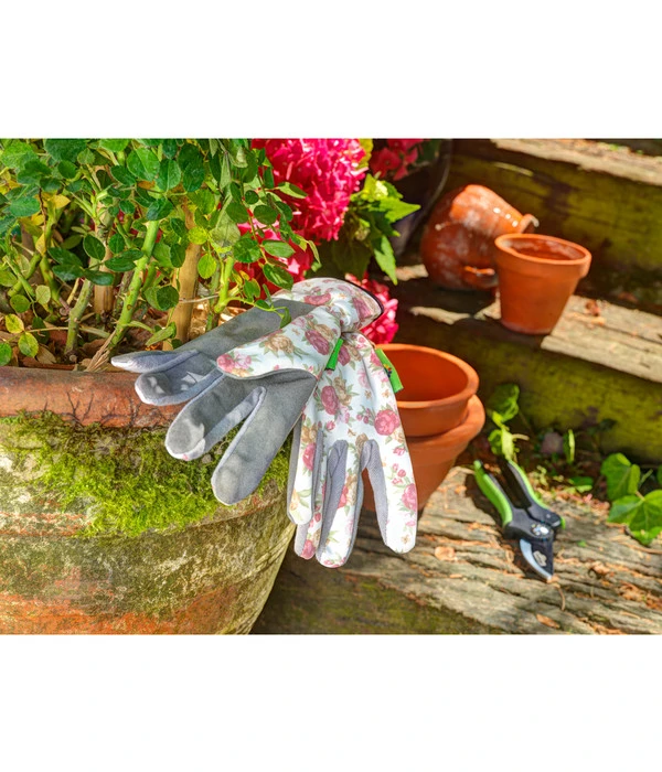 Dehner Gartenhandschuh Rosenmotiv – Bild 3