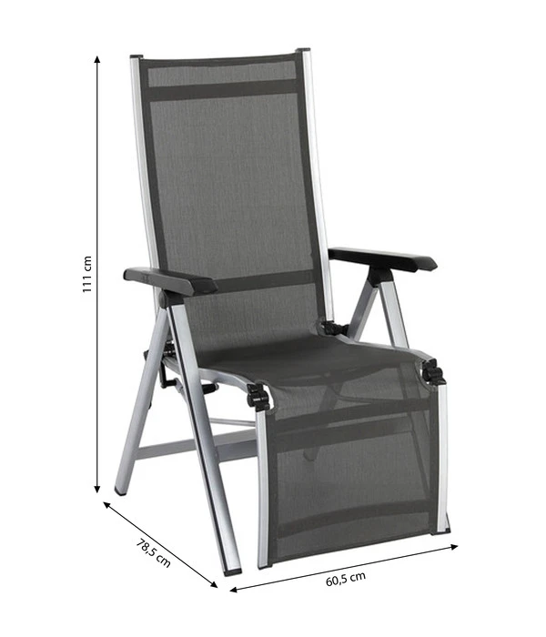 MWH Relaxsessel Elements, Silber – Bild 4