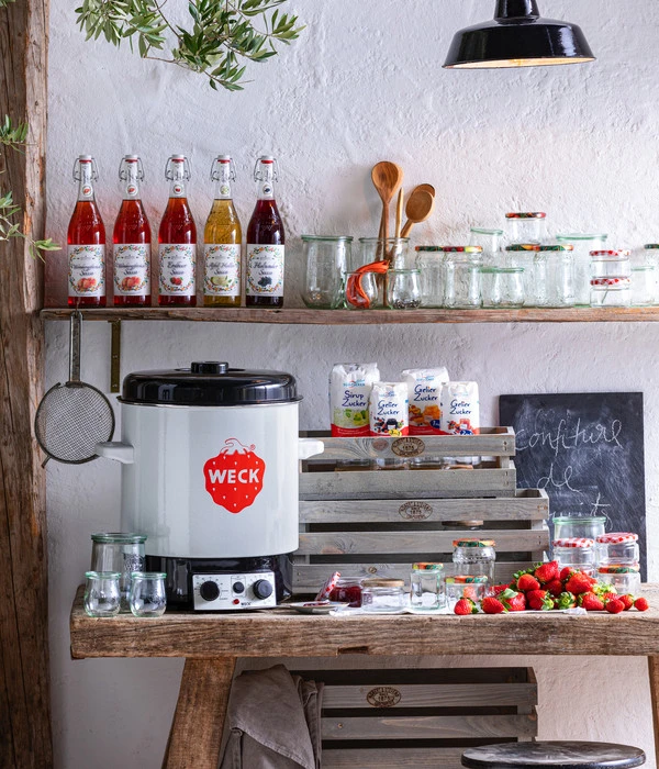 Dehner WECK® Tulpenglas, 1000 Ml, Inkl. Einkochringe & Klammern, 4er-Set – Bild 2