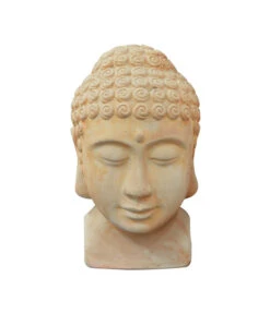 Dehner Terrakotta-Buddhakopf, Antik-terrakotta