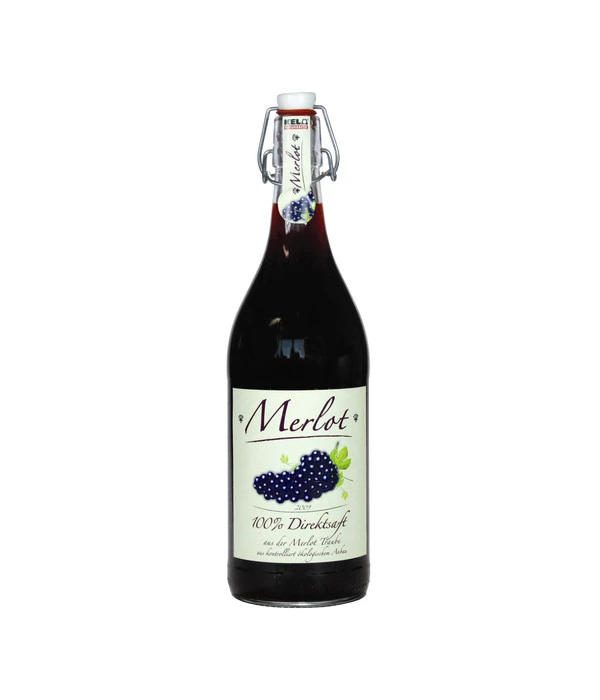 KELA Merlot Trauben 100 % Direktsaft, 1 L