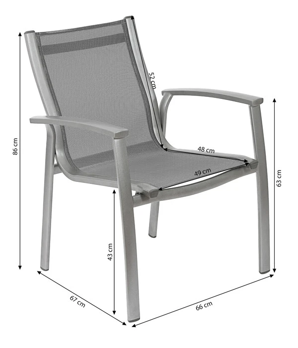 Dehner Stapelstuhl Niederlehner Chicago – Bild 3