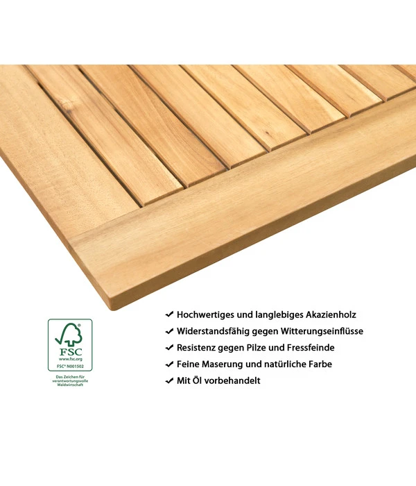 Dehner Beistelltisch Macao, Ca. B50/H60/T36 Cm – Bild 7