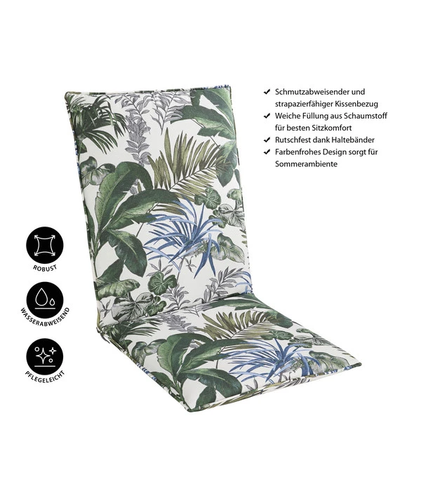 Madison Niederlehnerpolster Maui, Ca. B50/H5/T105 Cm – Bild 4