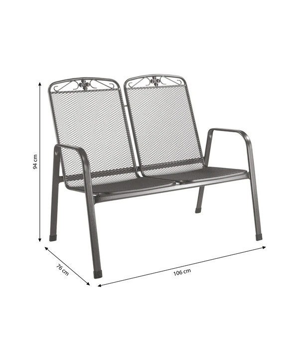 MWH Metall-Bank Savoy, 2-Sitzer – Bild 5