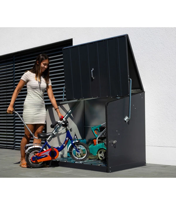 Trimetals Fahrradbox Stowaway, Ca. B138/H113/T89 Cm – Bild 6