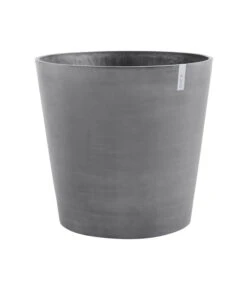 Ecopots Kunststoff-Topf Amsterdam Mit Rollen, Rund