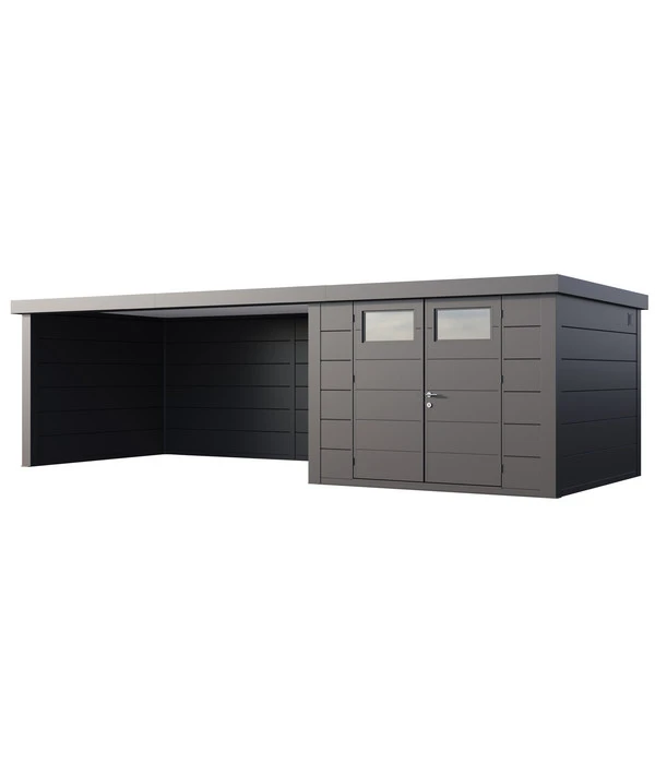 Wolff Finnhaus Gerätehaus Eleganto 3330, Inkl. Lounge Links, Ca. B812/H225/T318 Cm