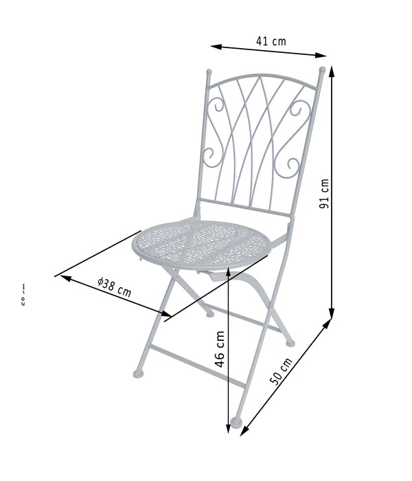 Dehner Klappstuhl Luca – Bild 4