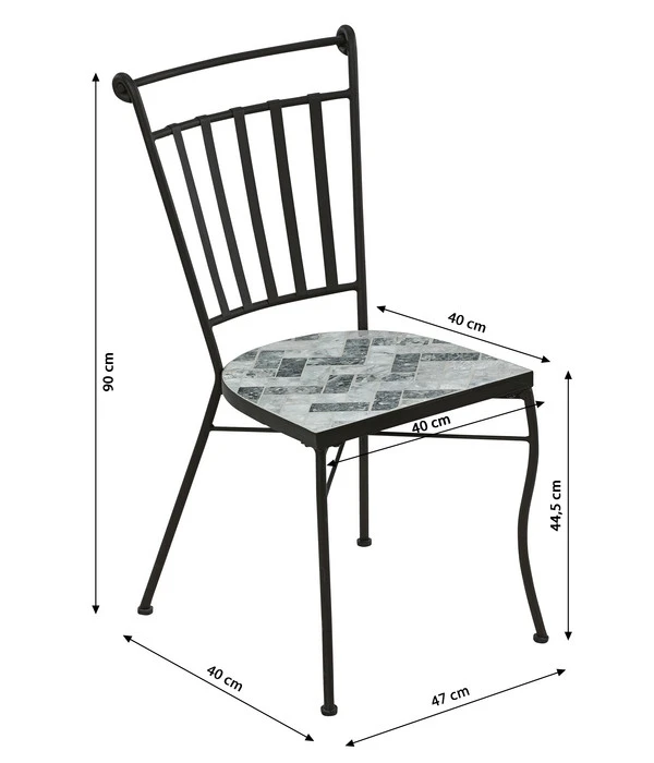 Dehner Mosaikstuhl Letizia – Bild 5