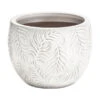 Dehner Keramik-Topf Leaf