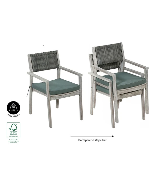 Dehner Stapelstuhl Stockholm – Bild 6