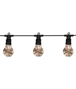 LED-Partylichterkette, Weiß/gold, 10 LEDs