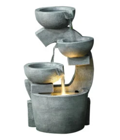 Dehner Polyresin-Gartenbrunnen Caserta, Ca. B41,5/H72/T37 Cm