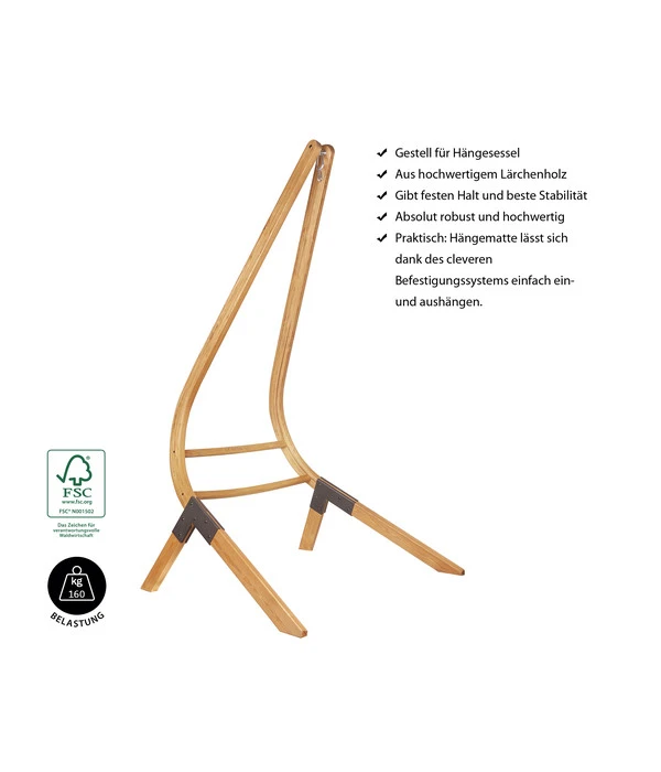 La Siesta Hängesesselgestell Calma Nature – Bild 4