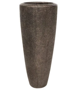 Fleur Ami Kunststoff-Vase Coral, Konisch, Bronze