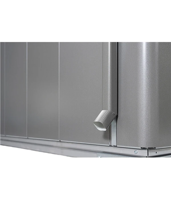 Biohort Gerätehaus Neo 1C, Silber/dunkelgrau – Bild 2