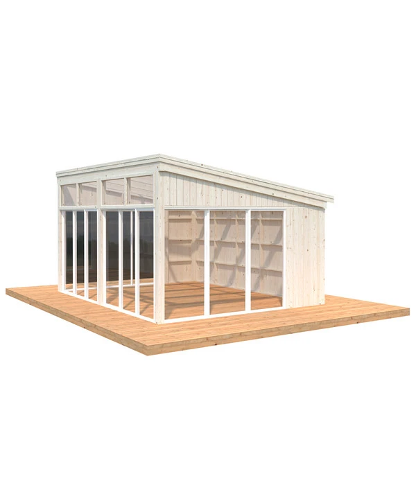 Palmako Pavillon Nova, Inkl. Front- Und Seitenverglasung, Ca. B517/H288/T397 Cm