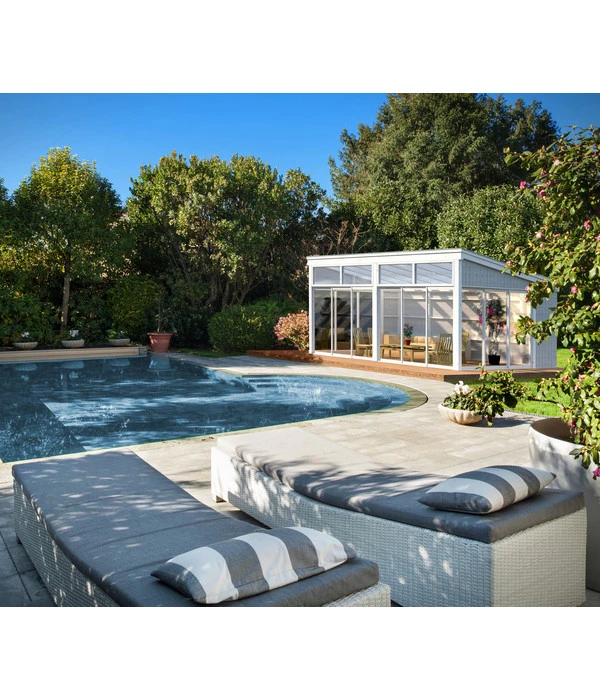 Palmako Pavillon Nova, Inkl. Front- Und Seitenverglasung, Ca. B517/H288/T397 Cm – Bild 2