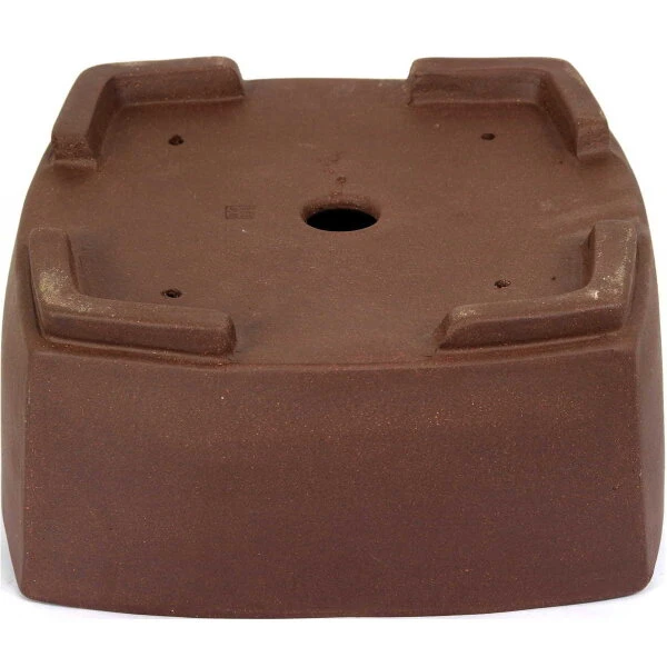 Bonsaischale 31.5x31.5x14cm Braun Quadratisch Unglasiert – Bild 2